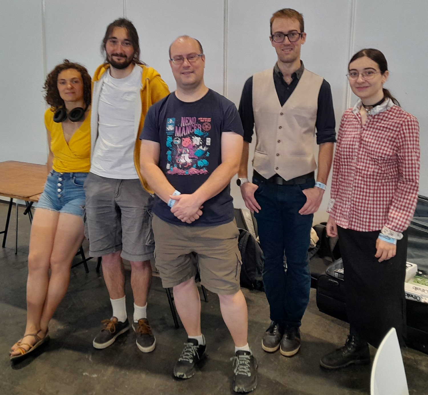 L'&eacute;quipe des animateurs du stand